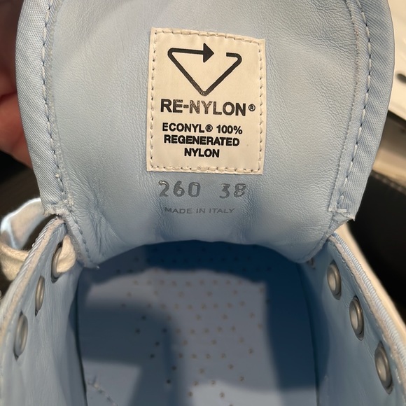 Prada Double Wheel Nylon Gabardine Women’s Sneakers - Picture 4 of 5